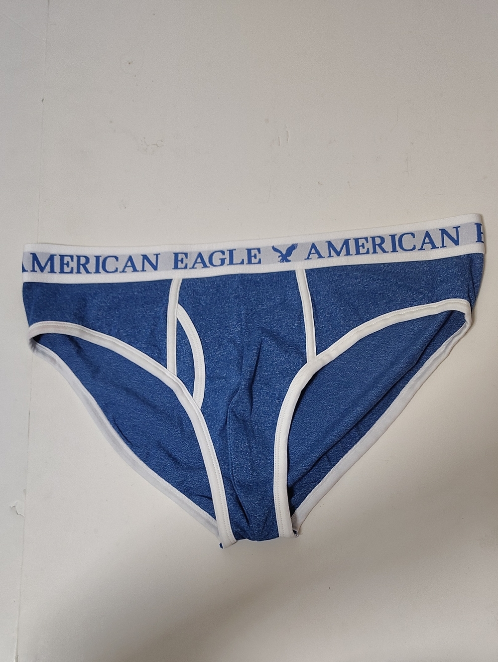 Vintage American Eagle Outfitters Men’s Blue Briefs with White Trim - 1Pk -Sz XL
